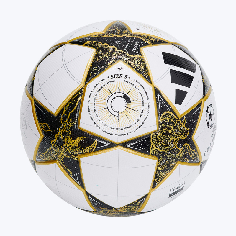 Мяч футб. ADIDAS UCL League JZ9995, размер 5, FIFA Quality, 32п, ТПУ, термосш, бело-черно-золотистый