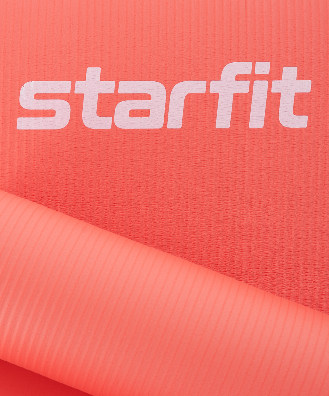 Коврик для йоги и фитнеса FM-301, NBR, 183x61x1.5 см, коралловый, Starfit УТ-00018923