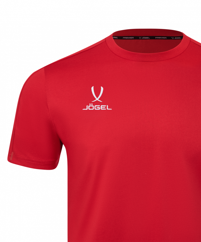 Футболка тренировочная JÖGEL PREMIER PerFormDRY TRN CVC Tee, красный, размер XL ЦБ-00005384