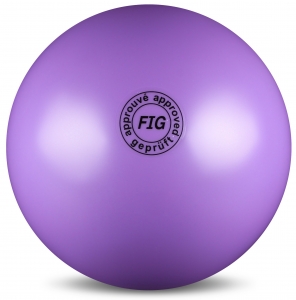 Мяч для художественной гимнастики FIG 19 см. сиреневый