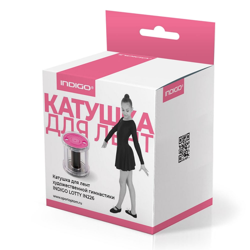 Катушка для лент художественной гимнастики INDIGO LOTTY IN226