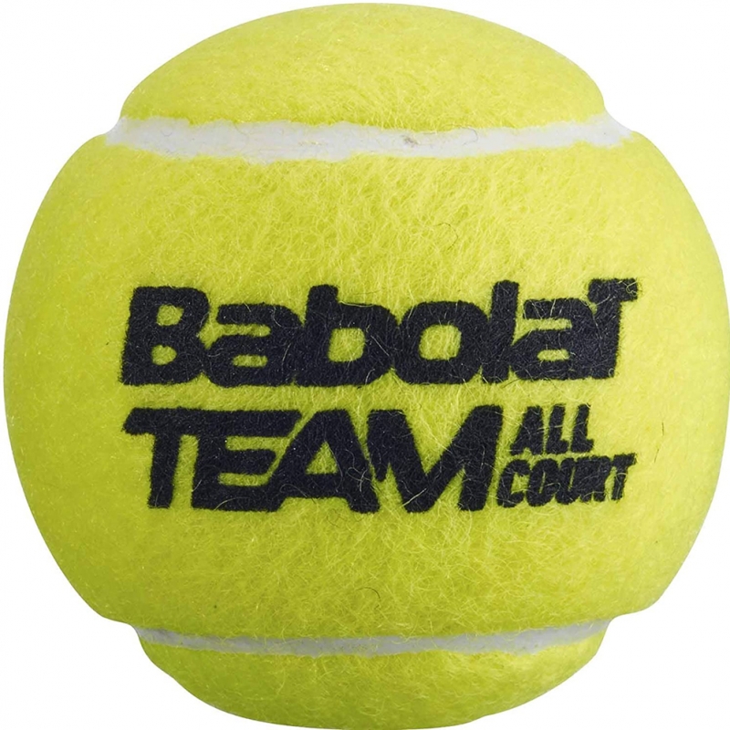 Мяч для большого тенниса Babolat Team All Court 502081, 4шт., желтый