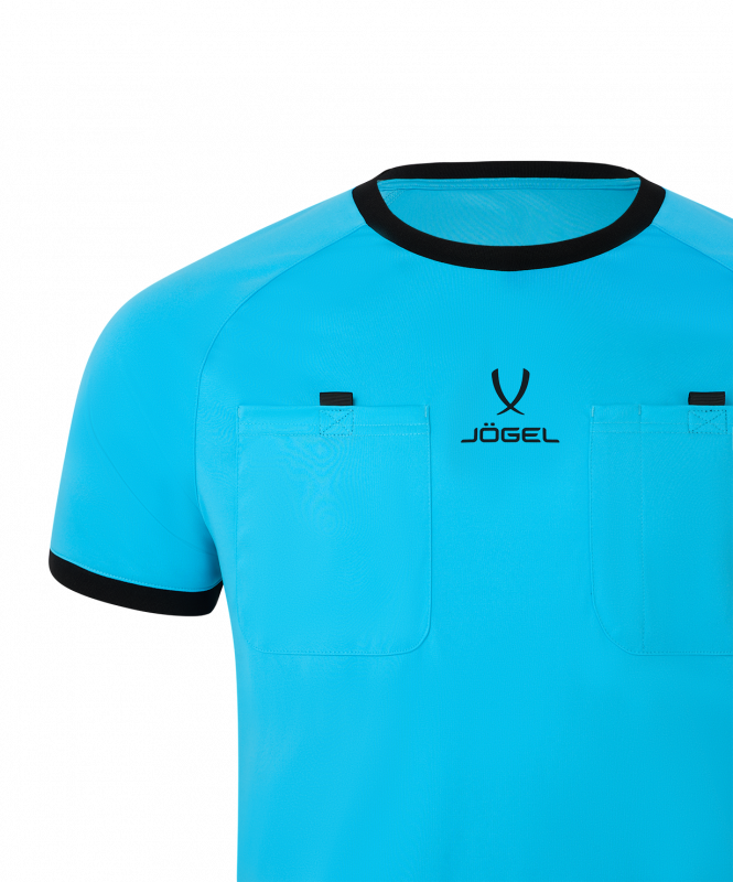 Футболка судейская Referee tee, голубой, размер M, JÖGEL ЦБ-00004986