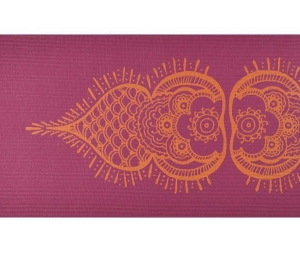 Коврик для йоги Hugger Mugger Gallery Collection, цвет: фиолетовый ориентальный