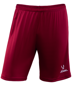 Шорты игровые CAMP Classic Shorts, гранатовый/белый, Jögel УТ-00016217