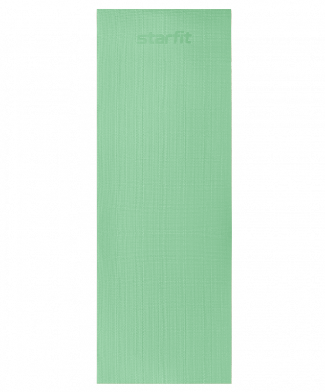 Коврик для йоги и фитнеса высокой плотности FM-103 PVC HD, 183x61x0.4 см, зеленый чай, Starfit ЦБ-00002276