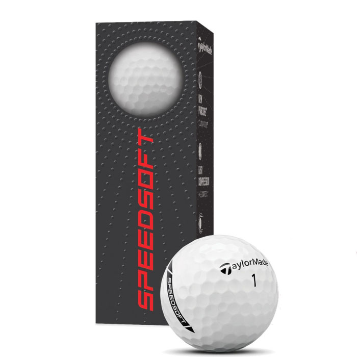 Мяч для гольфа TaylorMade SpeedSoft White