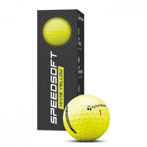 Мяч для гольфа TaylorMade SpeedSoft Yellow