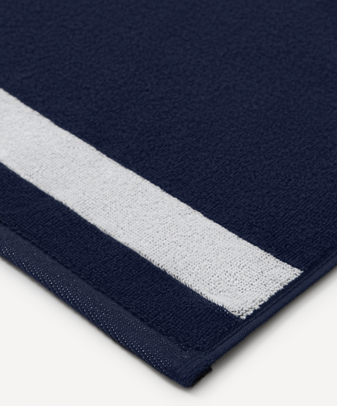 Полотенце спортивное JOGEL ESSENTIAL Towel L, 70х140, темно-синий/белый, размер Б/Р ЦБ-00004143
