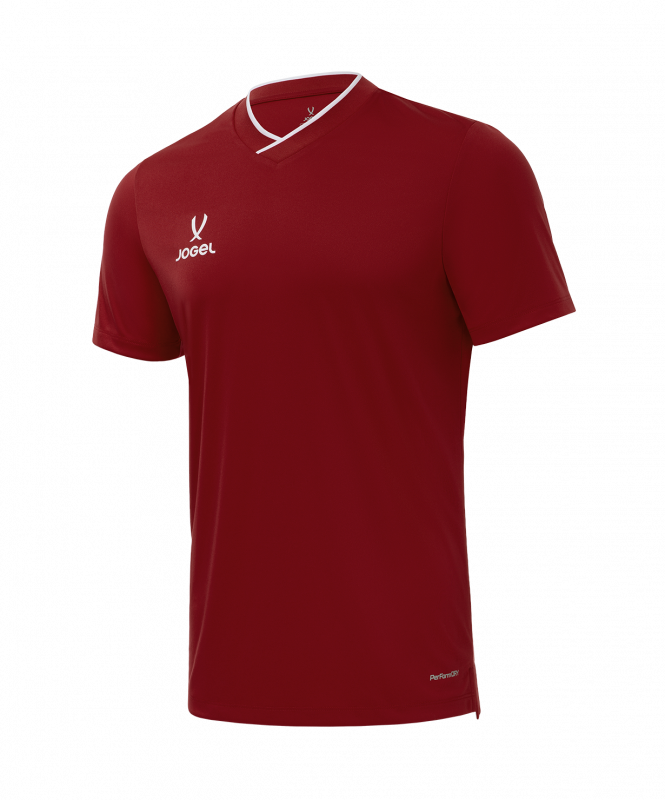 Футболка игровая JOGEL DIVISION PerFormDRY Union Jersey, гранатовый, детский, размер YS ЦБ-00008039
