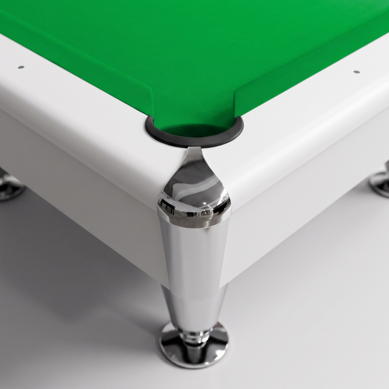 Бильярдный стол для пула Dynamic Billard "Triumph Plus" 7 футов (матово-белый) в комплекте, аксессуары и сукно