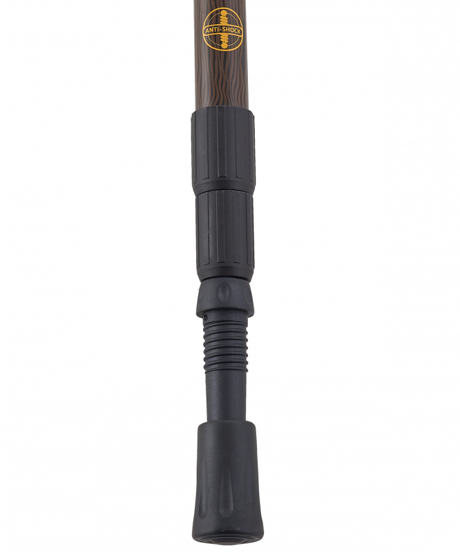 Скандинавские палки Explorer, 67-135 см, 3-секционные, коричневый, Berger УТ-00019908