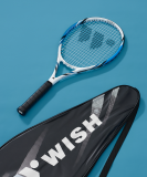 Ракетка для большого тенниса WISH FusionTec 568 27", белый/синий ЦБ-00008280