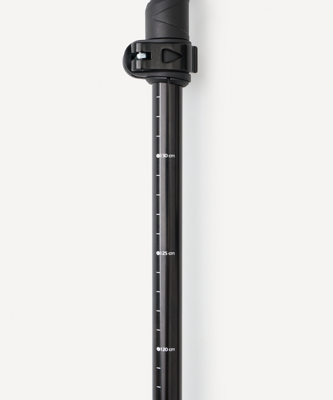 Треккинговые палки BERGER Hiking Peak Pro, 120-135 см, 5-секционные, черный/красный, размер Б/Р ЦБ-00008752