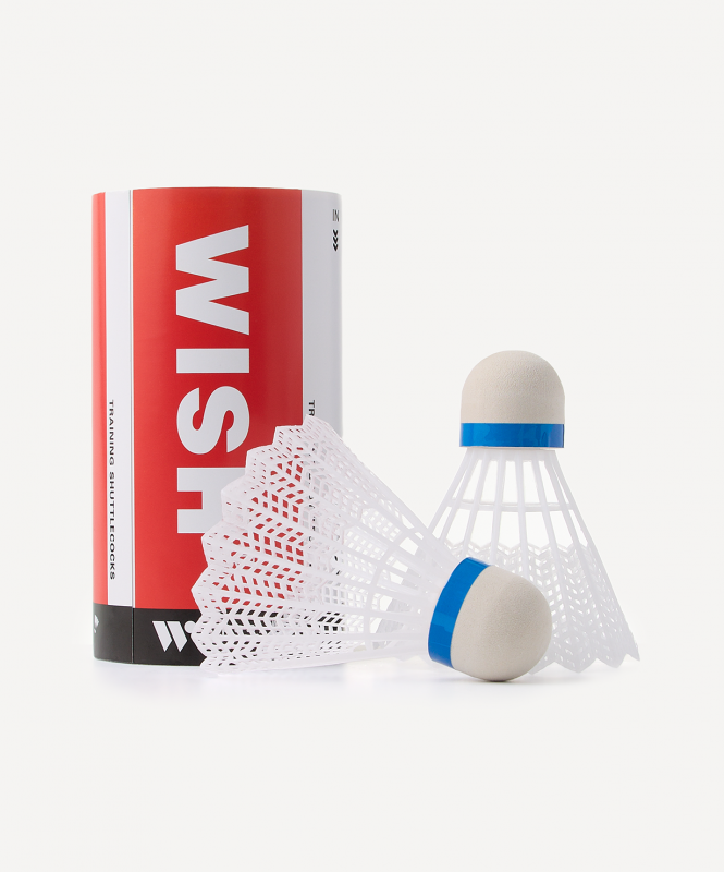 Набор для бадминтона WISH Firestar 780, 2 ракетки, 2 волана, голубой/фиолетовый ЦБ-00008285