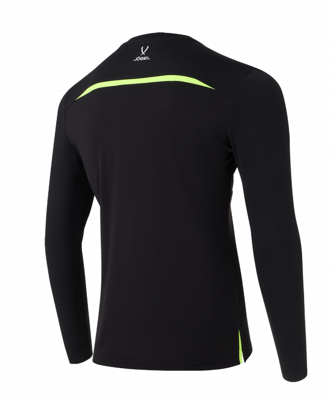 Футболка судейская с длинным рукавом DIVISION PerFormDRY Referee LS Tee, черный, размер L, JÖGEL ЦБ-00004997