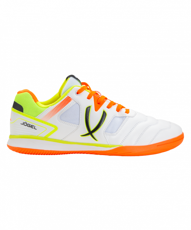 Бутсы зальные Tornado 2.0 White/orange, размер 41,5, Jögel ЦБ-00003462
