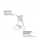 Носки высокие ESSENTIAL High Cushioned Socks, меланжевый, размер 35-38, Jögel УТ-00020753