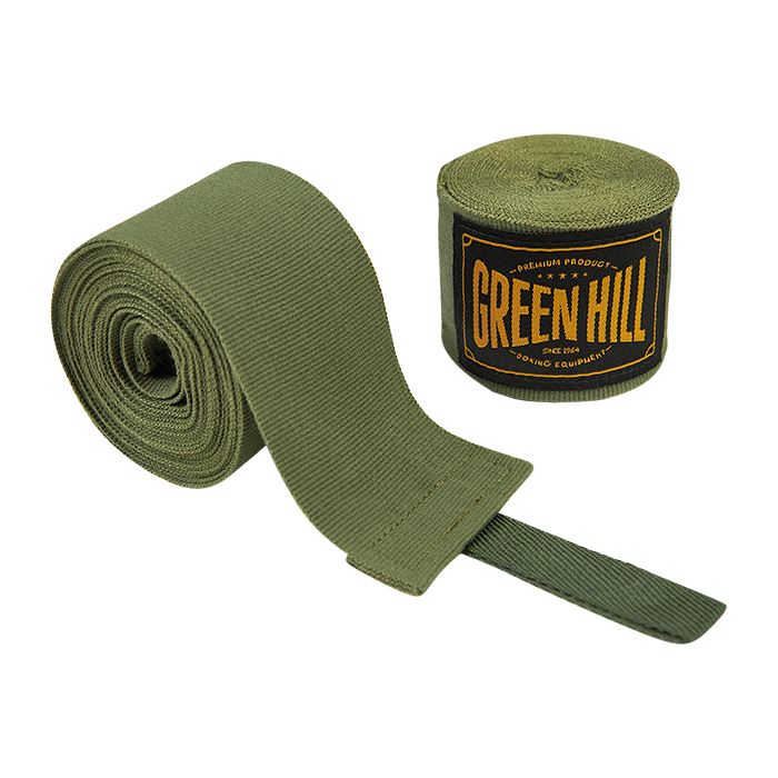 боксерские бинты Flexfit хаки Green Hill THBHW-10 4 м