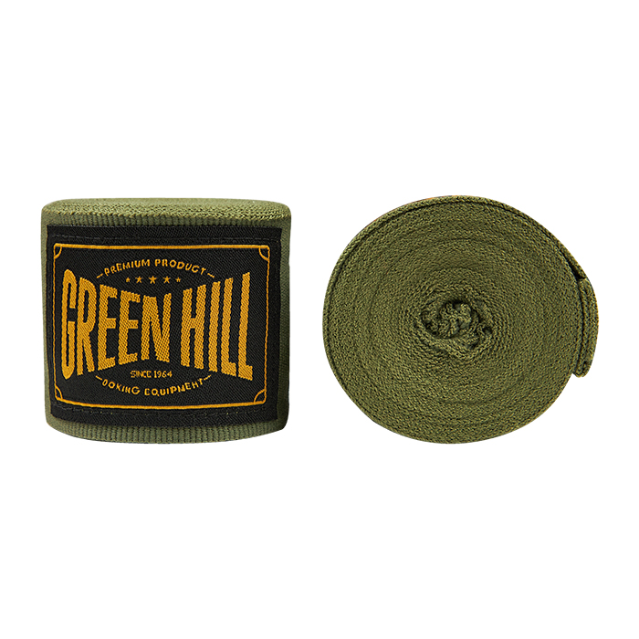 боксерские бинты Flexfit хаки Green Hill THBHW-10 4 м