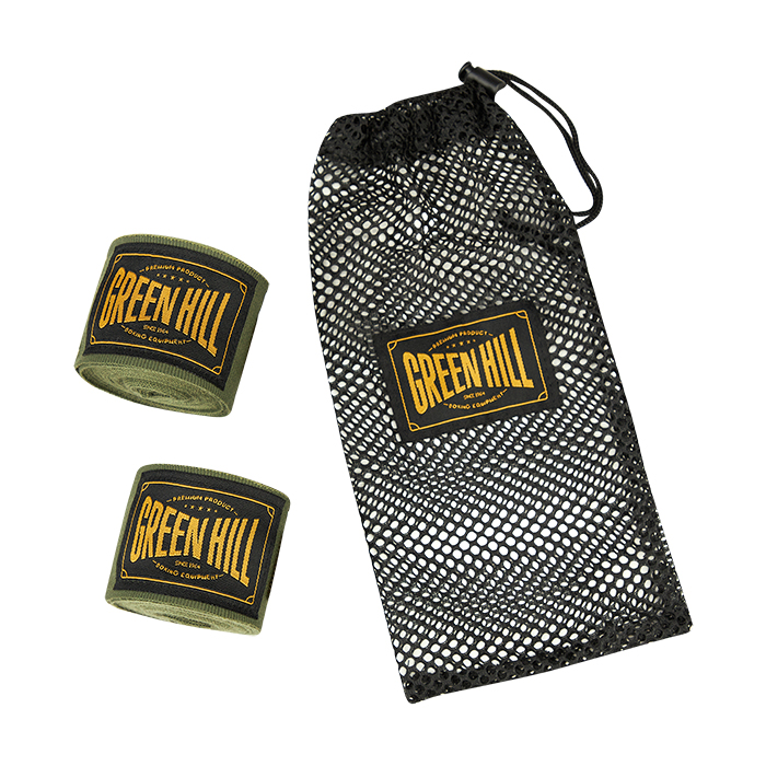 боксерские бинты Flexfit хаки Green Hill THBHW-10 4 м