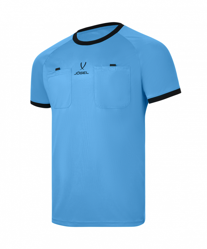 Футболка судейская JOGEL Referee tee, голубой, размер S ЦБ-00009015
