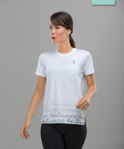 Женская спортивная футболка Balance FA-WT-0105, белый, FIFTY