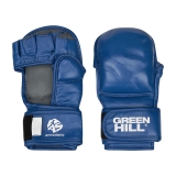 Перчатки для боевого самбо FIAS синие Green Hill MMA-0117u XXL