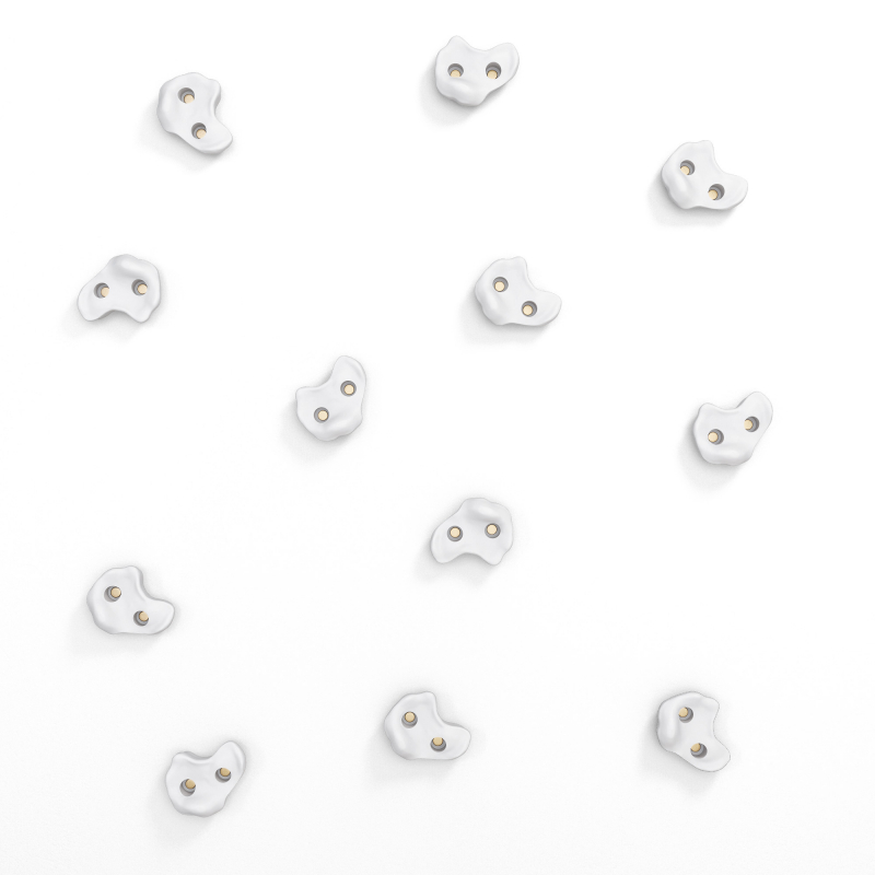 Комплект зацепов для лазания 12 штук (белый) ROMANA Dop23