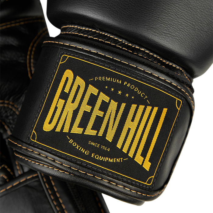 боксерские перчатки THUNDER чёрный Green Hill THBGSP-00 16oz