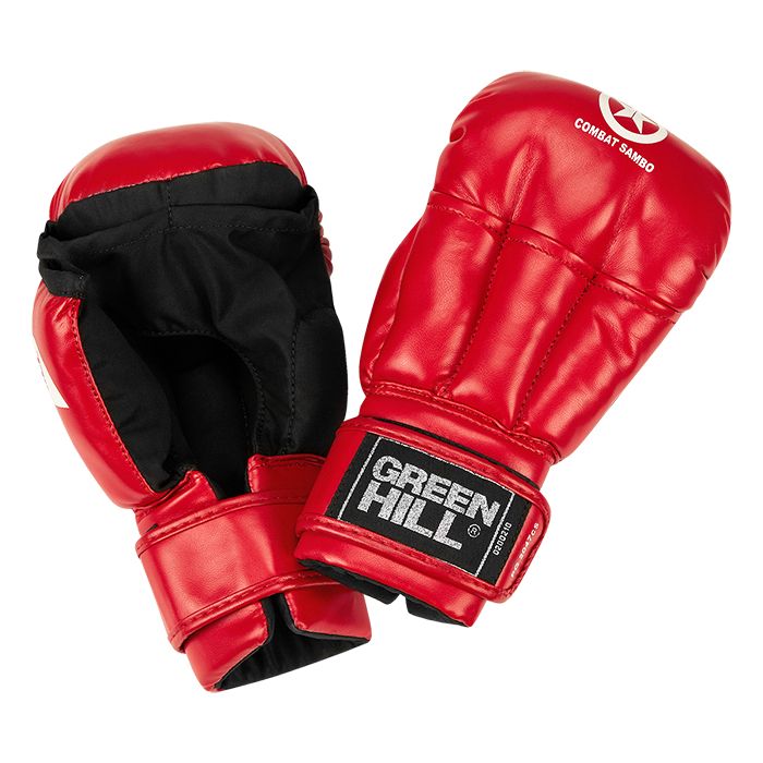 Перчатки Combat Sambo красные Green Hill PG-2047cs M