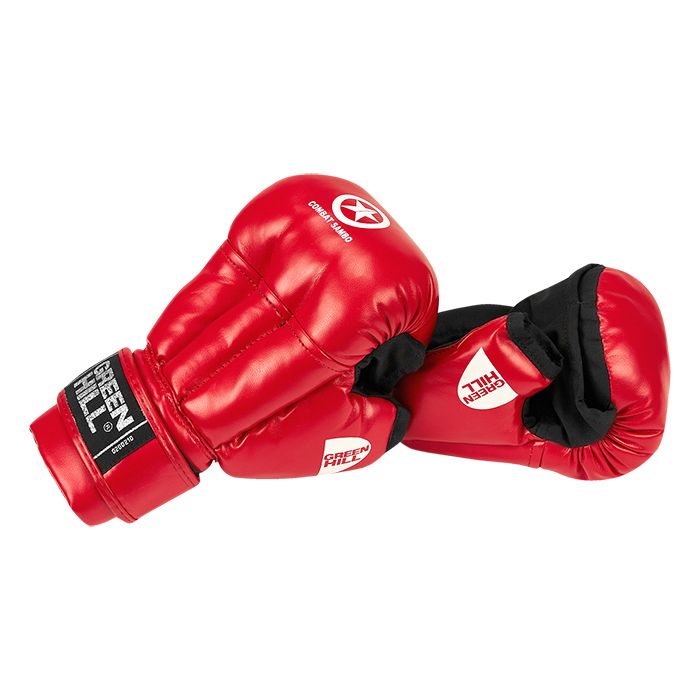 Перчатки Combat Sambo красные Green Hill PG-2047cs M