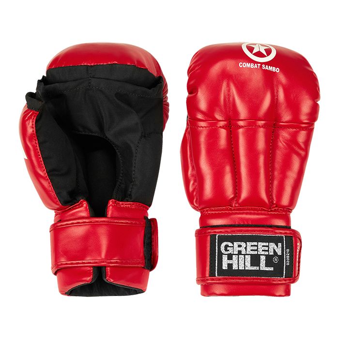 Перчатки Combat Sambo красные Green Hill PG-2047cs M