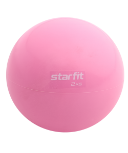 Медбол GB-703, 2 кг, розовый пастель, Starfit