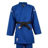 Кимоно Дзюдо SUPER одобрено IJF синее без погон Green Hill JSS-10212 5/180 см