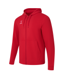 Флисовое худи на молнии ESSENTIAL Cotton Fleece FZ Hoodie, красный, детский, размер YS, JÖGEL ЦБ-00004814