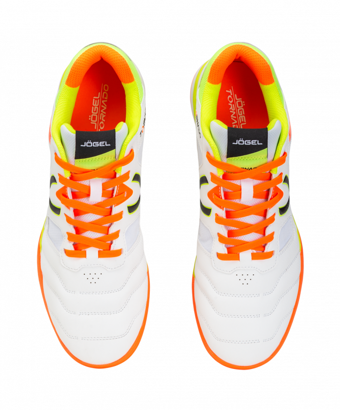 Бутсы зальные Tornado 2.0 White/orange, размер 39, JÖGEL ЦБ-00003462