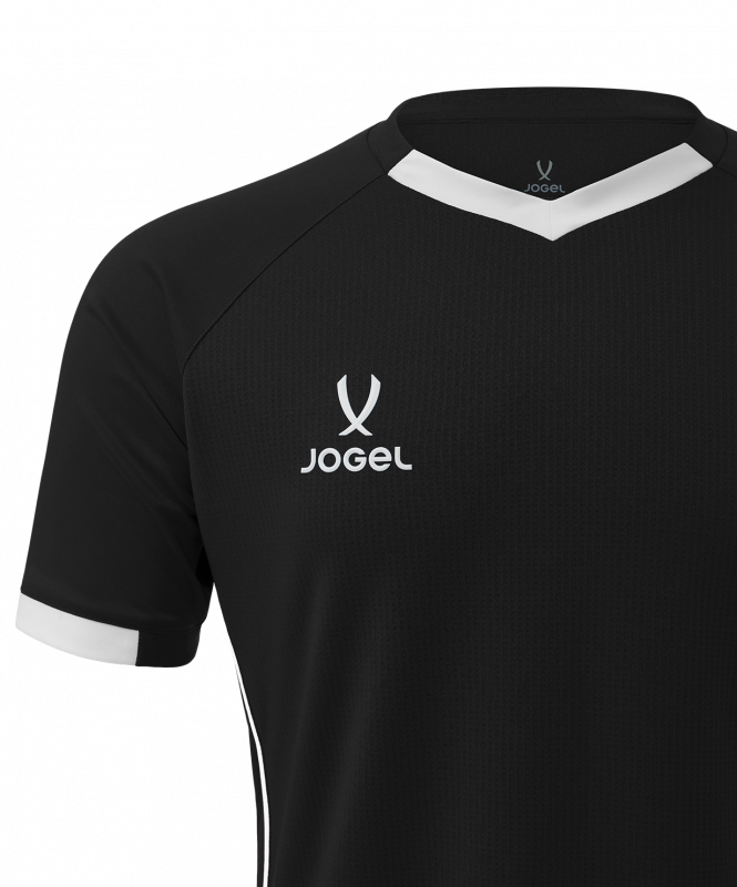 Футболка игровая JOGEL DIVISION PerFormDRY Prisma Jersey, черный, детский, размер YS ЦБ-00008059