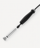 Скакалка RP-601 ПВХ, с утяжелителями, 3 м, черный, Starfit ЦБ-00004401