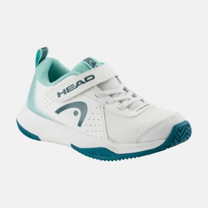 Кроссовки теннисные детские HEAD Sprint Velcro 4.0 275525, размер 3 (российский размер 34), белый