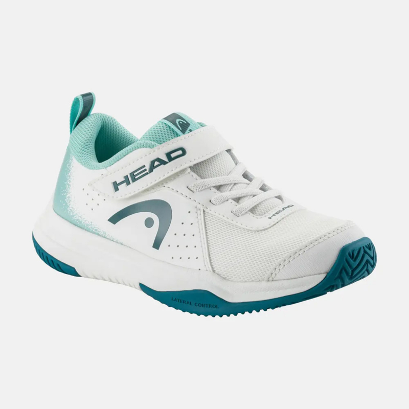 Кроссовки теннисные детские HEAD Sprint Velcro 4.0 275525, размер 3 (российский размер 34), белый