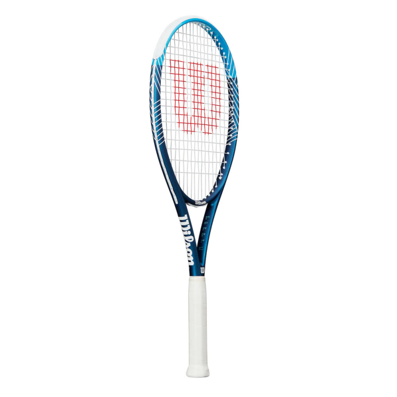 Ракетка б/т Wilson Ultra Power 105 Gr1, WR147010U1, для любит, композит, со струнами, темносин-бел