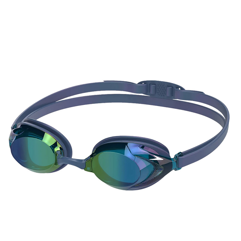 Очки для плав.подр. SPEEDO Vanquisher 3.0 Mirrored JR, 8-00494317966, ЗЕРКАЛЬНЫЕ линзы, синяя оправа