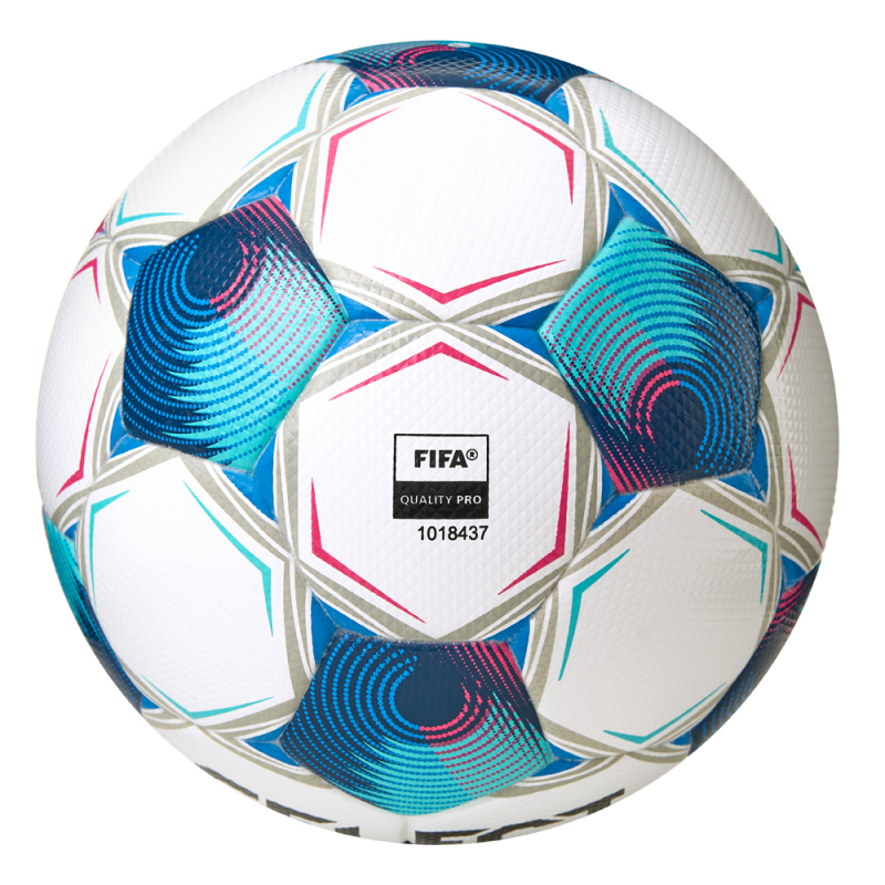 Мяч футб. SELECT Brillant Super TB V25, 3615971003, р.5, FIFA PRO, ПУ, 32 пан. термосш, бело-голубой