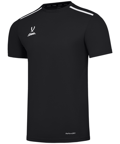 Футболка тренировочная DIVISION Training Tee, черный, Jögel