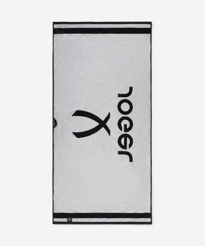 Полотенце спортивное JOGEL ESSENTIAL 2 Towel, 70х140, черный/белый, размер Б/Р ЦБ-00008856