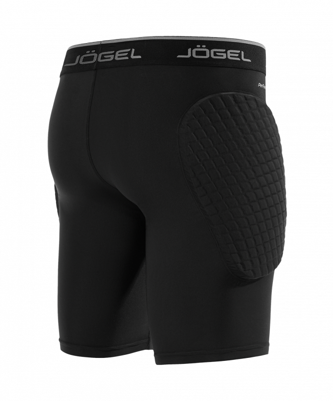 Шорты вратарские с защитой ScalePad Goalkeeper Shorts, черный, размер L, Jögel ЦБ-00004472