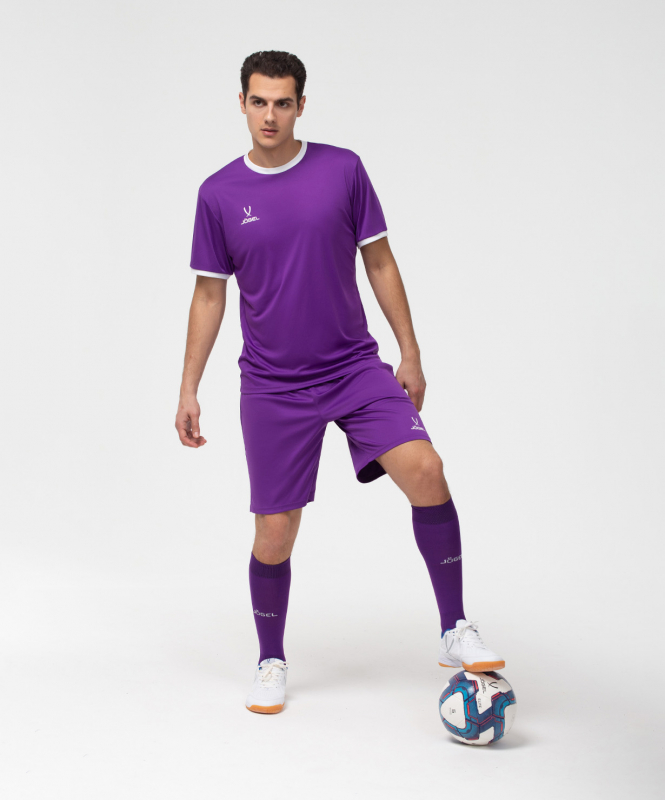 Шорты игровые CAMP Classic Shorts, фиолетовый/белый, Jögel УТ-00016223