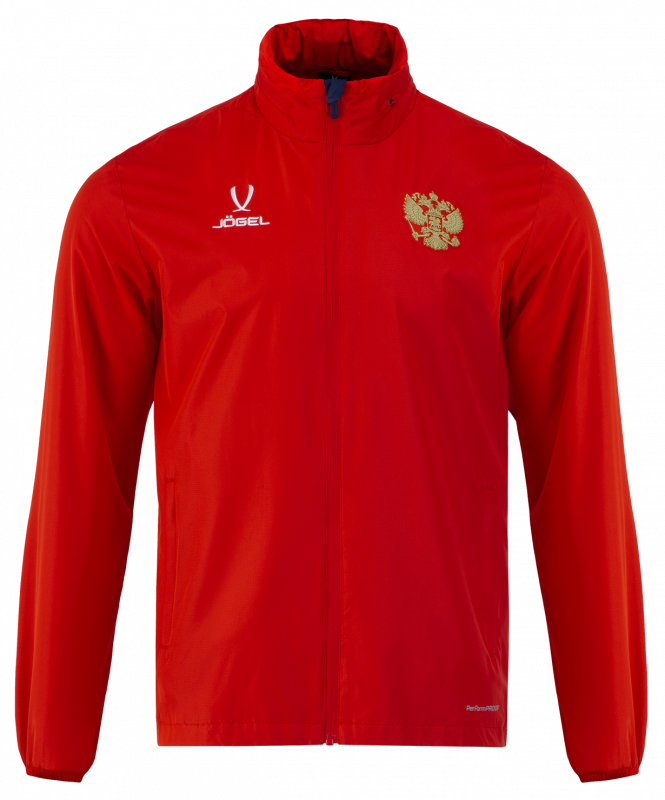 Куртка ветрозащитная JÖGEL NATIONAL PerFormPROOF Rain Jacket, красный, размер L ЦБ-00003141