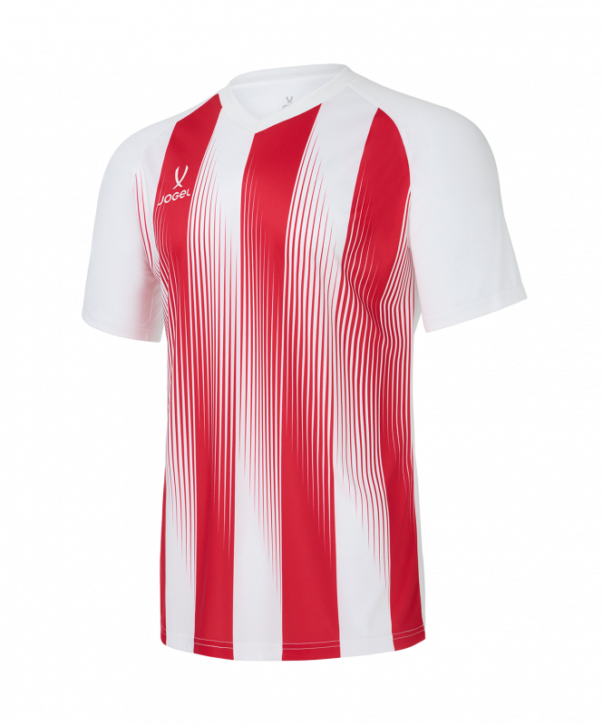 Футболка игровая JOGEL CAMP Striped Jersey, красный/белый, размер XXL ЦБ-00007832